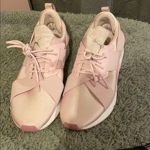 Pink Puma shoes